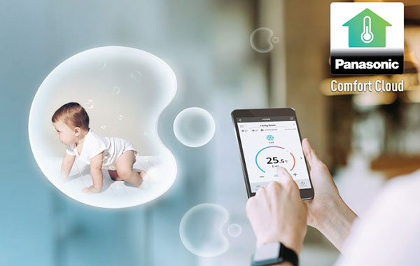 Tính năng kết nối wifi qua ứng dụng Panasonic Comfort Cloud
